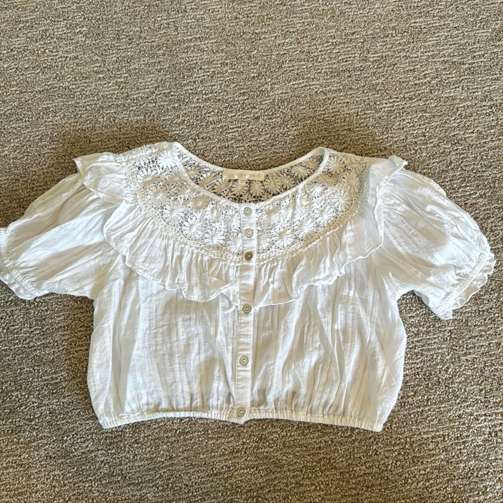 Loveshack fancy crop top